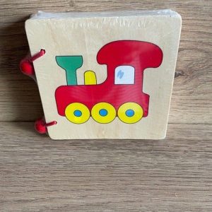 DRVENA SLIKOVNICA VLAK