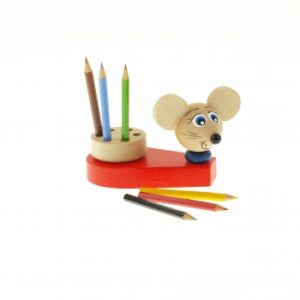 MIŠ S MALIM DRVENIM BOJICAMA